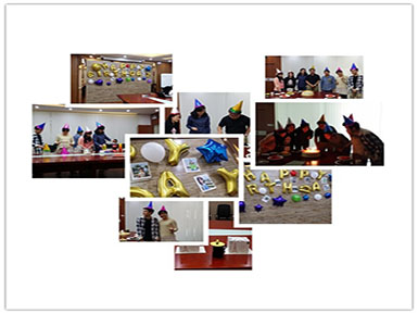 公司举办2015年第一、第二季度员工庆生活动